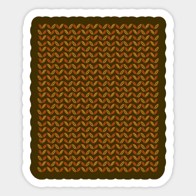 Colors of Autumn Pattern Sticker by Tobe_Fonseca